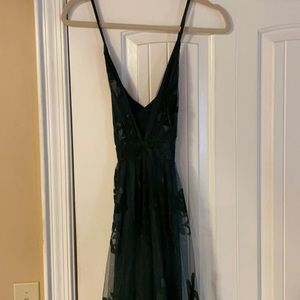 Luxxel hunter green maxi dress